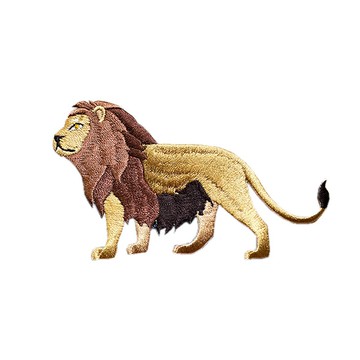 Novigo 已滅絕動物熨燙刺繡 / 巴巴里獅