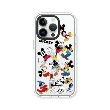 RHINOSHIELD iPhone 14系列Clear透明防摔手機殼迪士尼-米奇系列-Sticker-各種米奇
