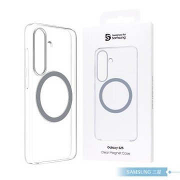 Samsung 三星 原廠公司貨 Galaxy S25 透明磁吸保護殼 FFS931 (盒裝)