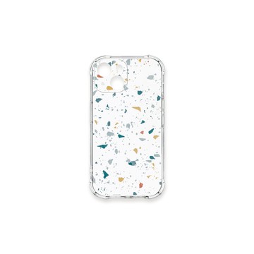 iPhone 13 mini 殼 TRON IPhone 13 MINI 彩色幾何小磨石子A款 四角防摔殼 手機殼