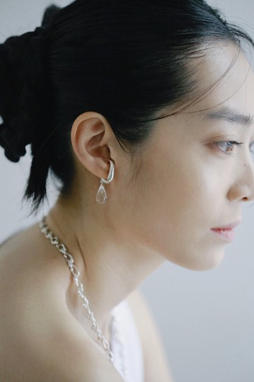 -droplet Earrings雨珠耳環
