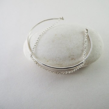 Tokyo bangle_東京手環 925銀 限量 設計師 手作 客製 珠寶 飾品