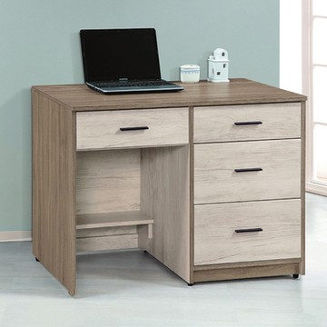 MUNA家居  艾妮雅雙色3.5尺辦公桌/書桌   106X60X78cm