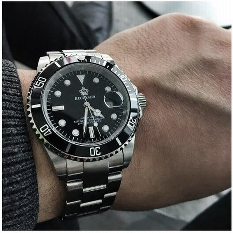 メンズ 腕時計 防水 ダイバーズウォッチ おしゃれ クオーツ式 ステンレス 通販 Lineポイント最大0 5 Get Lineショッピング