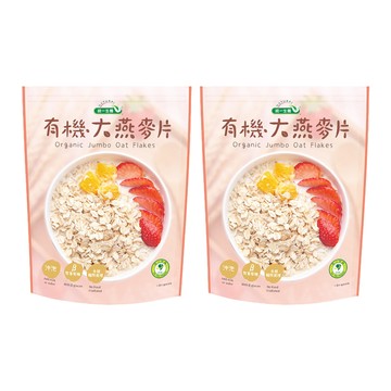 統一生機 有機大燕麥片  400g  2包