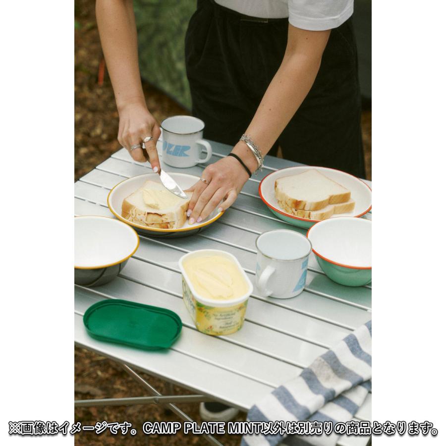 POLER ポーラー 皿 アウトドア キャンプ用食器 CAMP PLATE MINT 221ACM9202