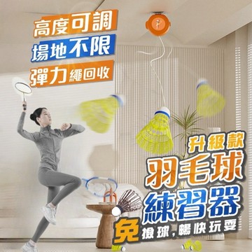 羽毛球訓練器 羽毛球練習器 羽球訓練器 羽球發力練習器 練羽球神器 單人羽球練習器 羽毛球陪練器