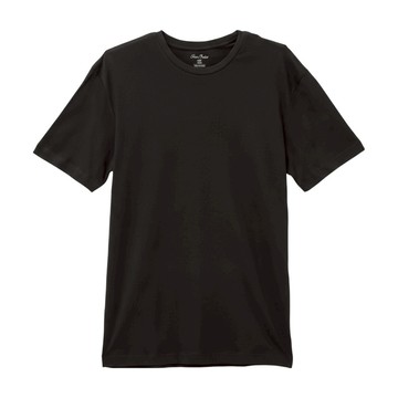 Sun Flower 三花棉業 100%精梳棉 短袖圓領衫  M  黑