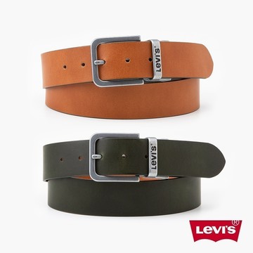 Levis 雙面用真皮皮帶 / 精工Logo鐫刻釦頭 男款 D6605-0001 人氣新品