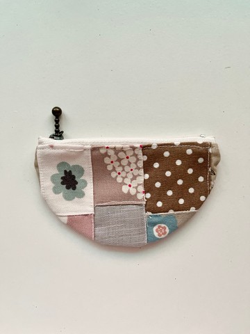 拼布半圓零錢包