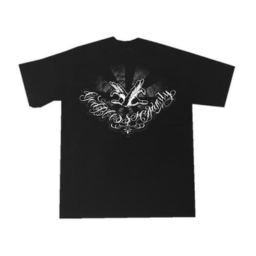 bboy西海岸奇卡諾花體街頭old school重磅hiphop美式chicano短袖