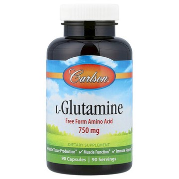 Carlson, L-谷氨醯胺，750 毫克，90 粒膠囊