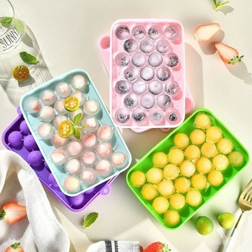 臺灣出售🍐硅膠葡萄diy肥皂模具手工皂盒冰格模圓形冰塊模具易脫模圓球冰格 WSYT