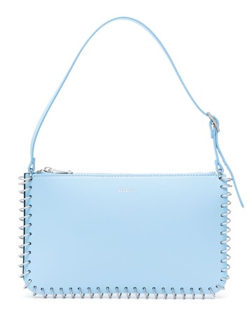 Coperni - Spiral leather clutch bag - women - Calf Leather - One Size - Blue