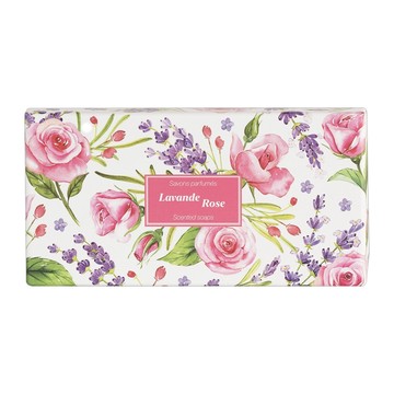 ESPRIT PROVENCE 奢華植物皂禮盒組 玫瑰 + 薰衣草 200g  1組