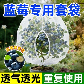 臺灣出🔥藍莓專用套袋 透氣透光 防蟲網罩 園藝種植 防鳥網袋 重複使用 防鳥網袋
