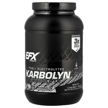 EFX Sports, Karbolyn® Hydrate，白櫻桃霜，4 磅 1.5 盎司（1856 克）