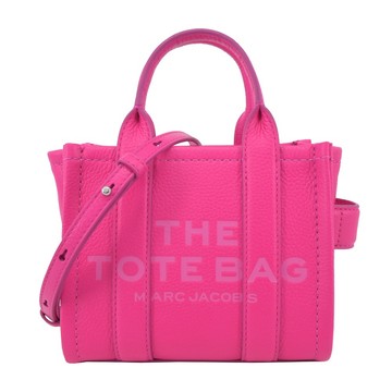 [平輸版] 【MARC JACOBS】THE LEATHER MICRO TOTE 皮革兩用托特包(紫霞粉色)真品平輸
