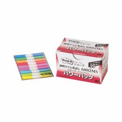 送料無料 スリーエムジャパン ポストイットジョーブ パワーパック 透明スリム見出し |b04