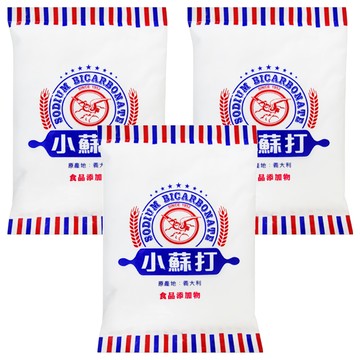壽生 食品級小蘇打 - 烘焙、清潔多用途 原料 安全可靠  450g  3包