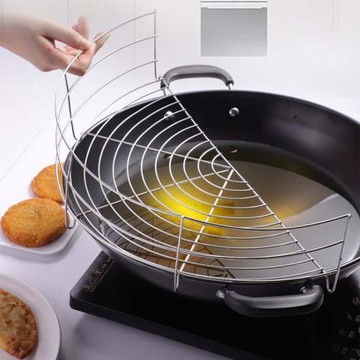 炸鍋漏油網不銹鋼瀝油架面窩架油條架控油架滴油架油炸架鍋架油餅