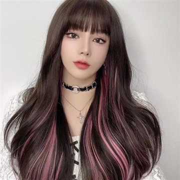 【巴黎精品】長假髮整頂假髮-歐美自然蓬鬆挑染大波浪女假髮2色a1bw33