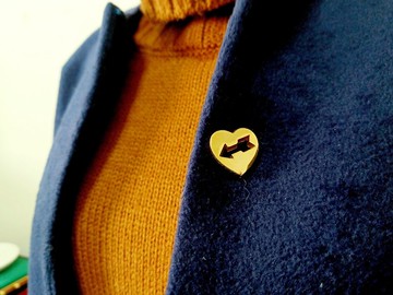 vintage jewelry  AVON 一箭穿心 小別針