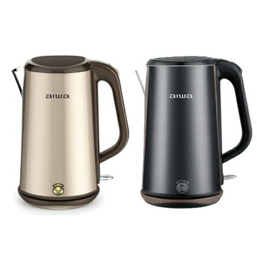 AIWA 愛華 三層防燙電茶壺(香檳金/爵士黑) / 台 DKS1318【APP滿額下單4%點數(單一帳號最高1500點)】5/31止