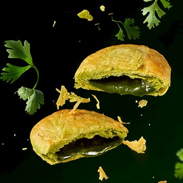 【天堂地獄組合】香菜太陽餅 X 一口太陽餅｜經典與挑戰並存的風味雙選 【6入香菜太陽餅 X 2盒】【4入一口太陽餅 X 3盒】