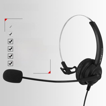 YEY/亞爾亞 VE120-MV話務員電話耳機 電話座機頭戴式耳機