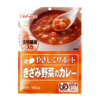 ハウス食品株式会社 やさしくサポート きざみ野菜のカレー 160g×30個入