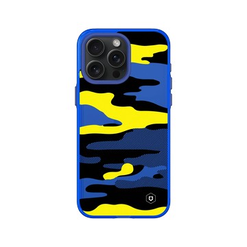 iPhone 15 Pro Max Clear 激光藍 - Camouflage / 迷彩 - 迷彩特別款