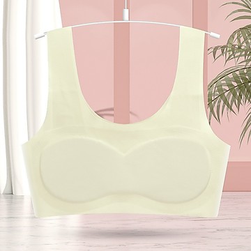 特惠 女童無尺碼成長型少女無鋼圈內衣乳膠舒適透氣無痕髮育運動背心女G32