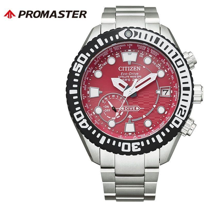 シチズン プロマスター 情熱コレクション ソーラー GPS衛星 電波 時計 CITIZEN PROMASTER JOUNETSU COLLECTION  メンズ レッド CC5005-68Z 人気 ブランド | LINEブランドカタログ