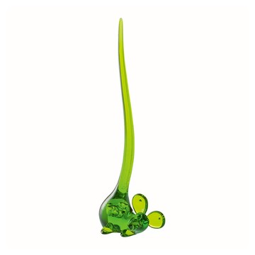 koziol 淘氣鼠珠寶架 (透綠) 德國設計 穩固底座  6.5 x 4.8 x 18.8cm  1個