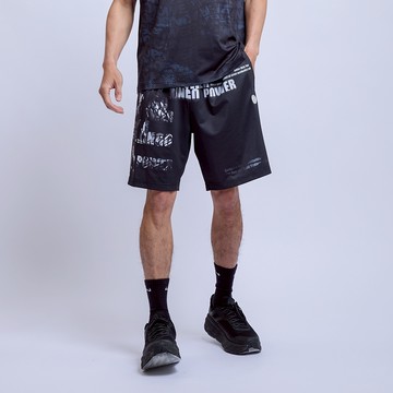 KINGO男款｜潮黑轉印籃球短褲 511314