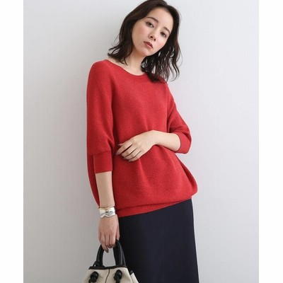 再再販！ Ethos サマーニット ネイビー ニット/セーター