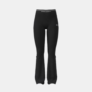 【UNDER ARMOUR】UA 女 HG 喇叭褲_6017361-008