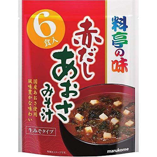 マルコメ お徳用 料亭の味 赤だしあおさ 6食 ×7個