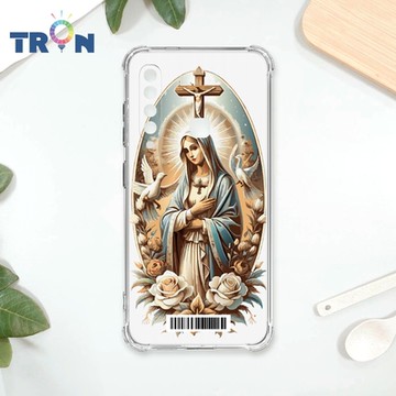 TRON 三星 A9 (2018) 聖母簡約風 四角防摔載具殼 軟殼 手機殼