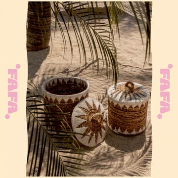 隔日到貨｜藤編收納籃 大容量置物籃 編織帶蓋收納盒 洗衣籃玩具籃 衣物收納籃 峇里島風居家整理｜FAFA 發發家居 台灣