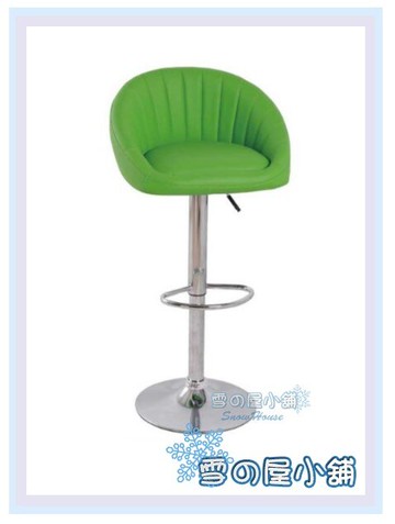 ╭☆雪之屋居家生活館☆╯R900-07 8002吧檯椅(綠)/櫃台椅/吧枱椅/氣壓升降/圓盤