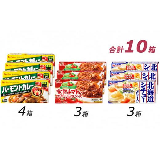 ふるさと納税 静岡県 袋井市 ハウス食品 大人気3種のルウセット カレー シチュー ハヤシライス バーモントカレー 中辛 ルー 料理 簡単 スパイス 人気 厳選 お…