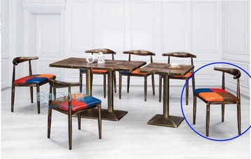 XY-831 牛角椅 古銅腳 造型椅 X656-03 雪之屋高雄門市