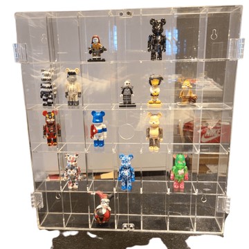 【BE@RBRICK】防塵扭蛋公仔收納展示櫃 35格 (100%)