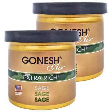 GONESH 空氣芳香膠 EXTRA RICH  鼠尾草  78g  2罐