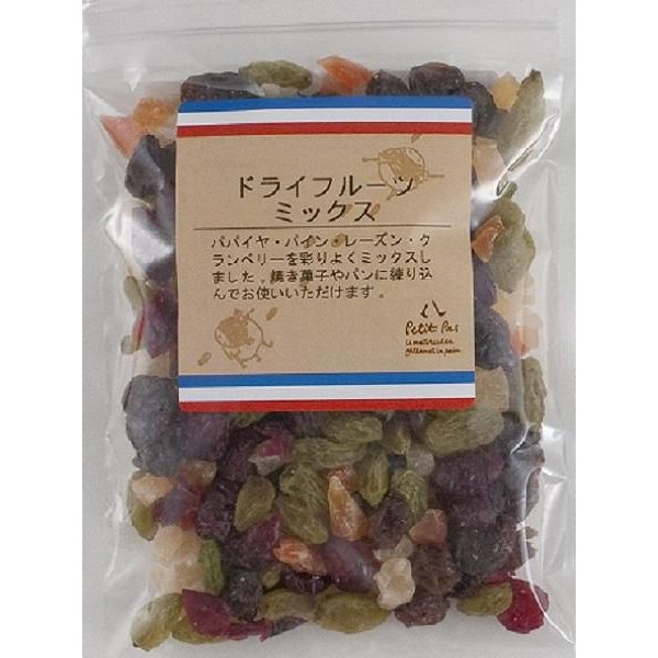 プティパ ドライミックスフルーツ 100g