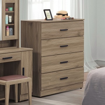 AS DESIGN 雅司家具-世蘭灰橡木3尺四斗櫃-91×48×118cm