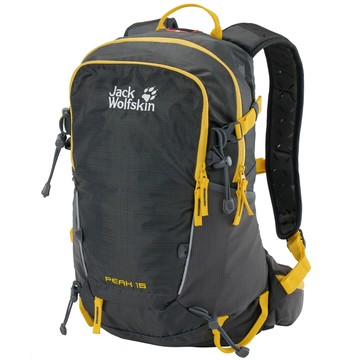 Jack Wolfskin Peak 15L 登山背包 健行背包『黑灰』