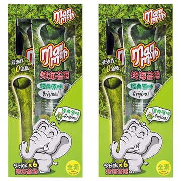 mam moth 泰式烤海苔捲 淋上焦糖 爽脆口感  15g  2盒